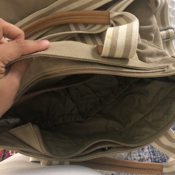 DONATED - Beige Classic pottery barn kids baby diaper bag - Picture 9 of 16